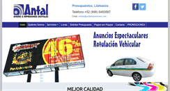 Desktop Screenshot of antalimpresiones.com